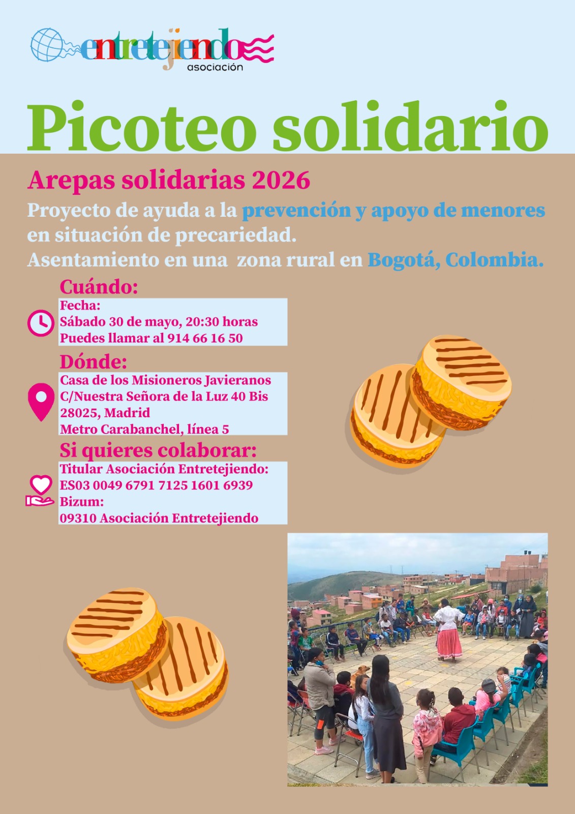 Madrid: Picoteo Solidario 30 de mayo